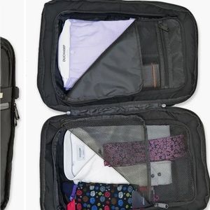 Duchamp getaway backpack suitcase black